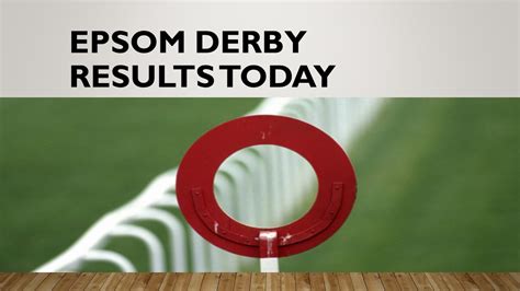 epsom results|Full Result 4.30 Epsom .